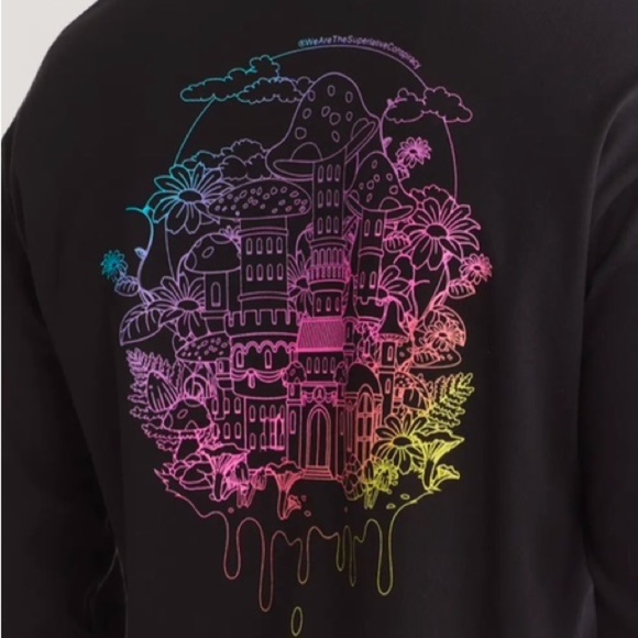 WeSC Kendrick Mushroom Castle Long
Sleeve T-Shirt, Black, Medium, NWT - Picture 5 of 5